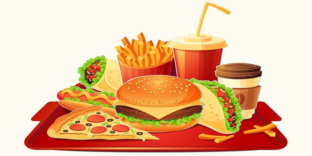 انشاء انكليزي عن fast food